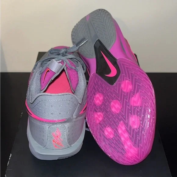Nike GT Cut 3 Smoke Grey Hot Fuchsia - Picture 3 of 4